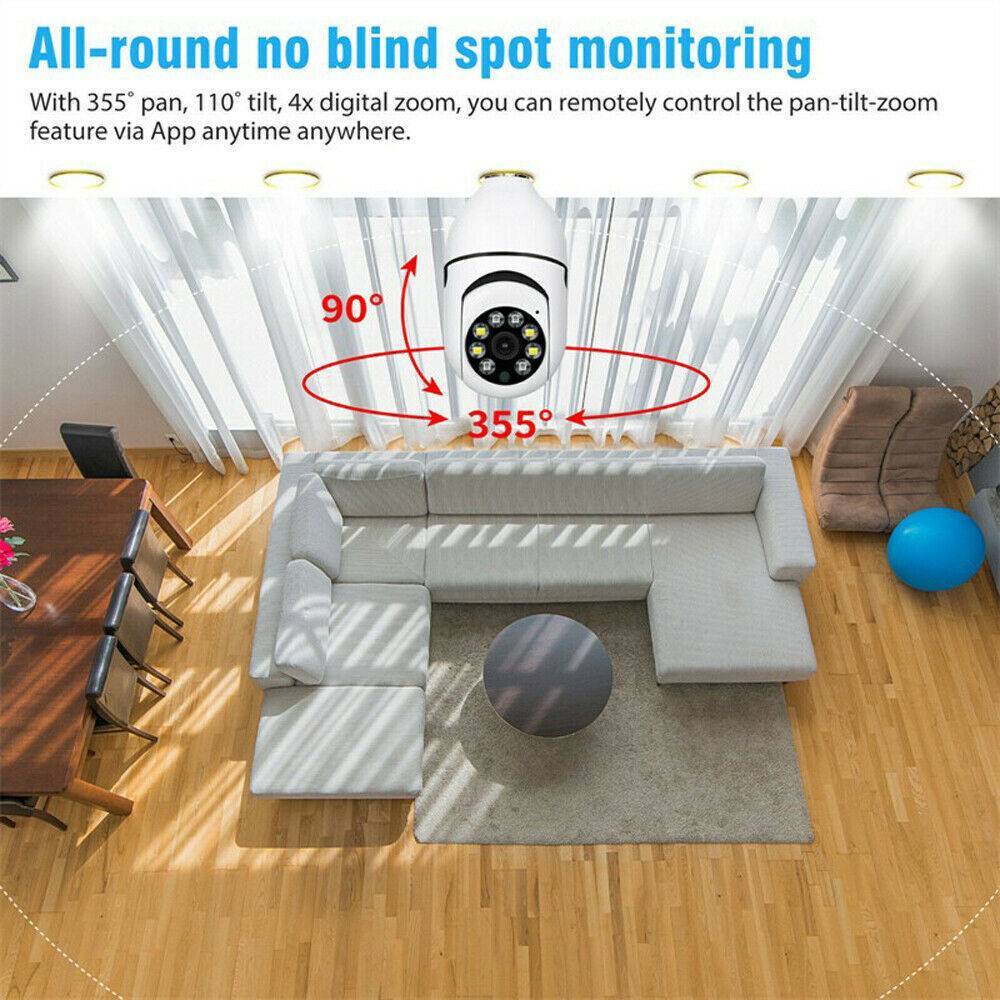 IR Light Bulb Style Security Camera