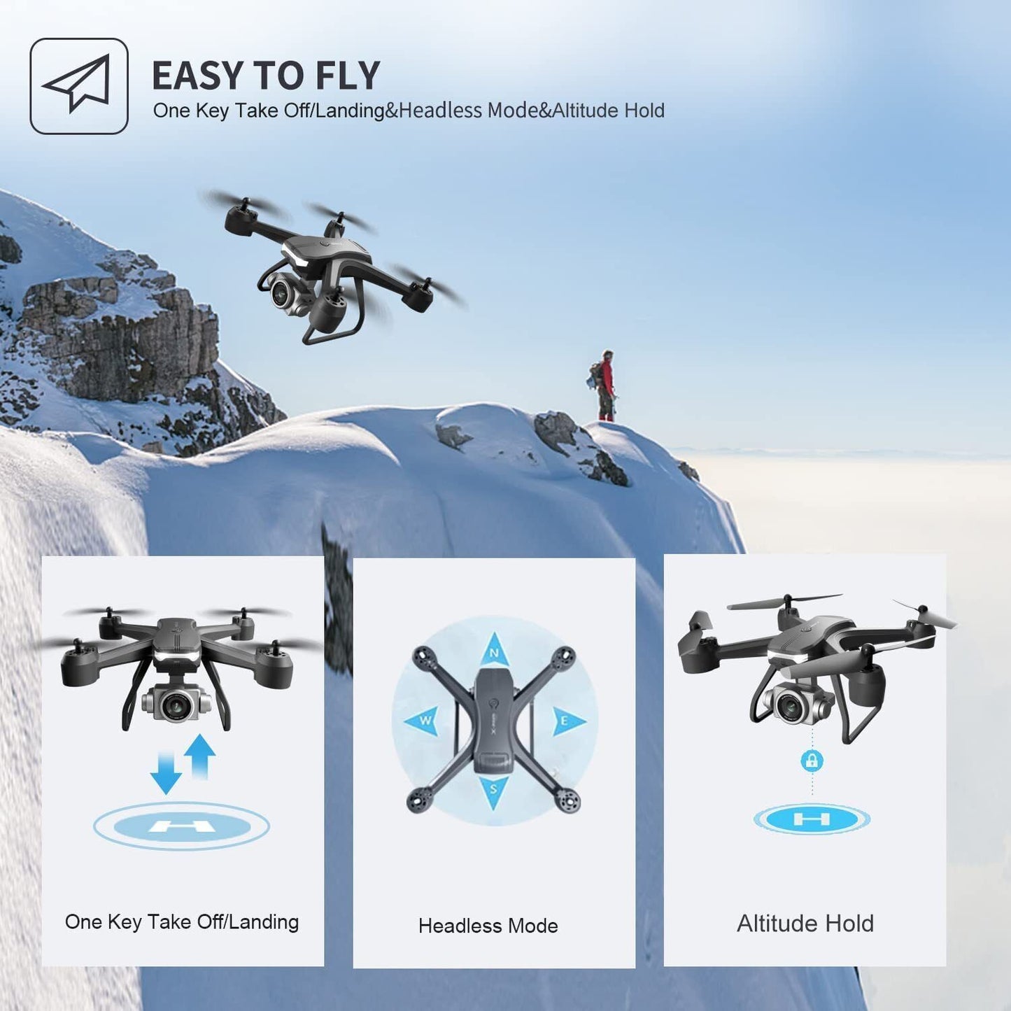 Wise-X HD Dual Camera Drone