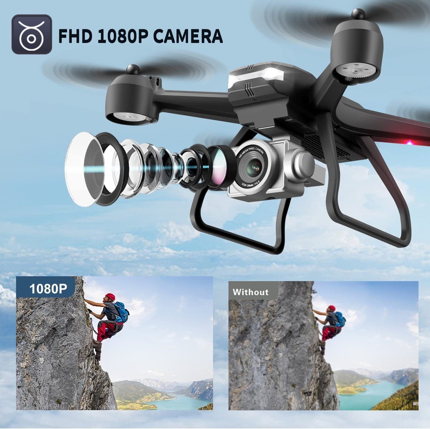 Wise-X HD Dual Camera Drone