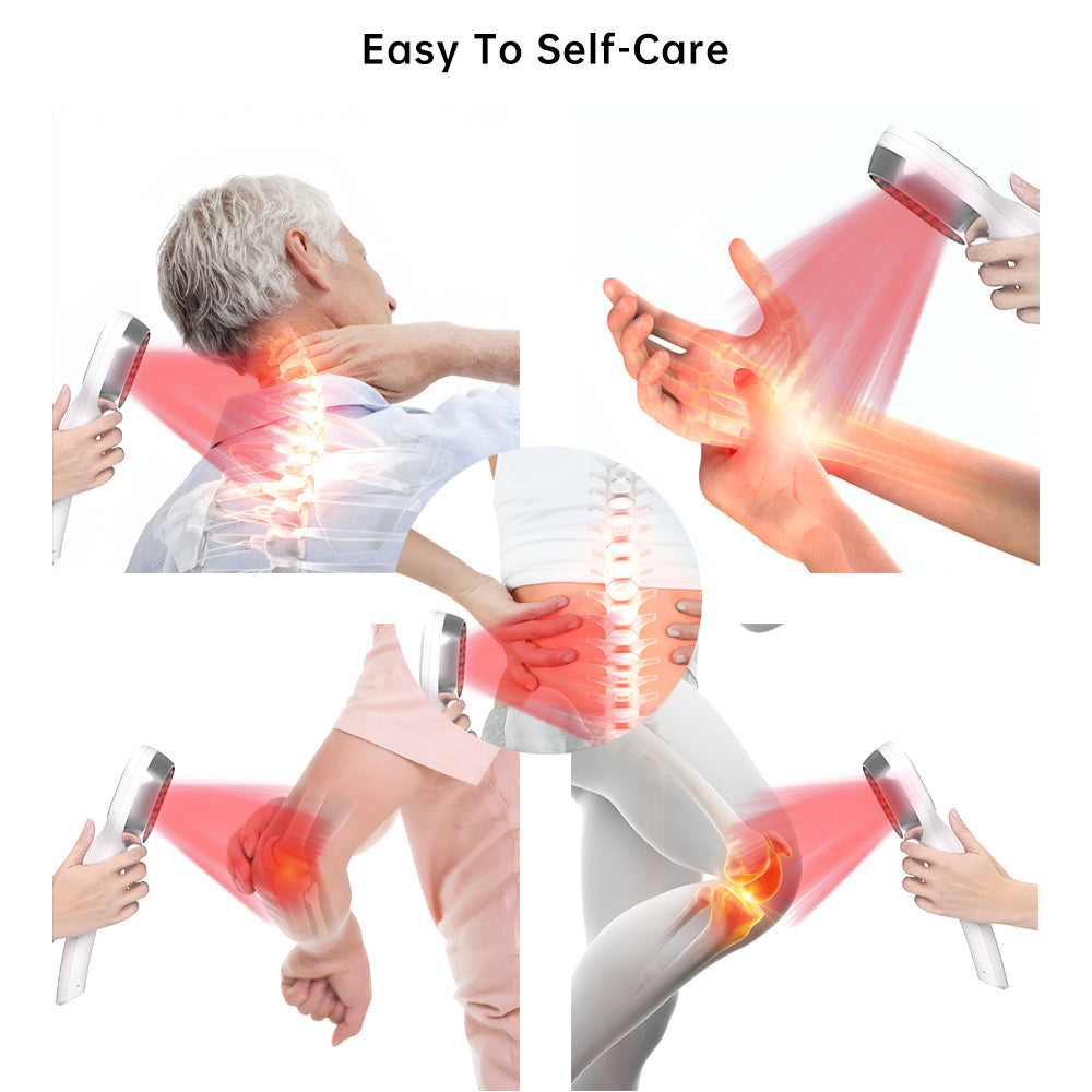 Dernox Handheld Physiotherapy Lllt-808 Red Light Treatment Body Pain Relief Medical Infrared Cold Laser Therapy Device