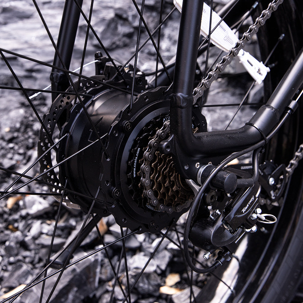 *10 IN STOCK* Fat Tire E-Bike, 1000W Motor 48V with 75 Mile Range for Trail Riding, Excursion and Commute, UL And GCC Certified