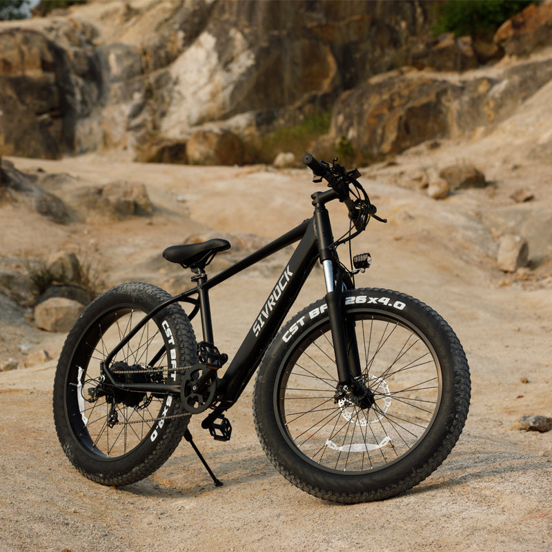 *10 IN STOCK* Fat Tire E-Bike, 1000W Motor 48V with 75 Mile Range for Trail Riding, Excursion and Commute, UL And GCC Certified