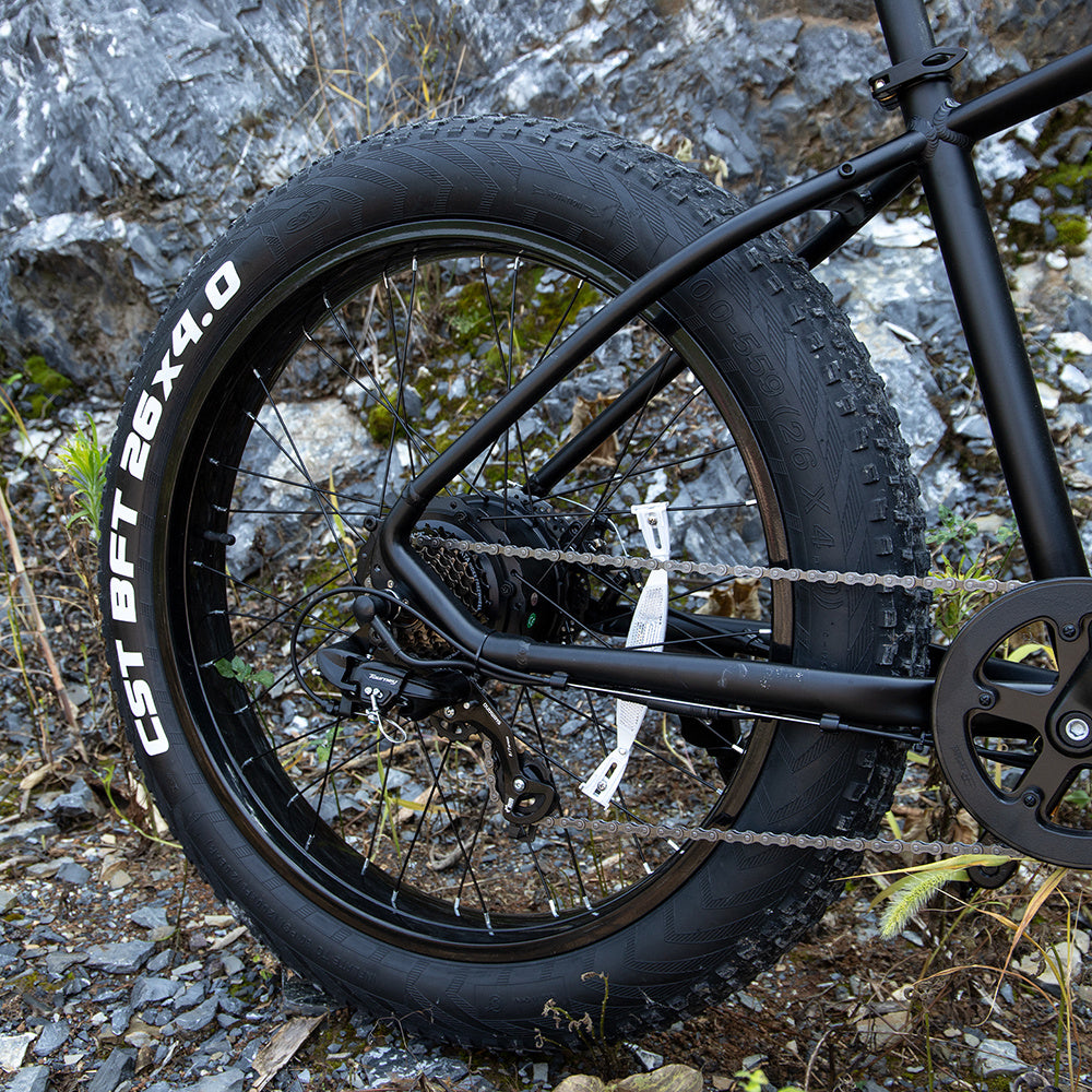 *10 IN STOCK* Fat Tire E-Bike, 1000W Motor 48V with 75 Mile Range for Trail Riding, Excursion and Commute, UL And GCC Certified