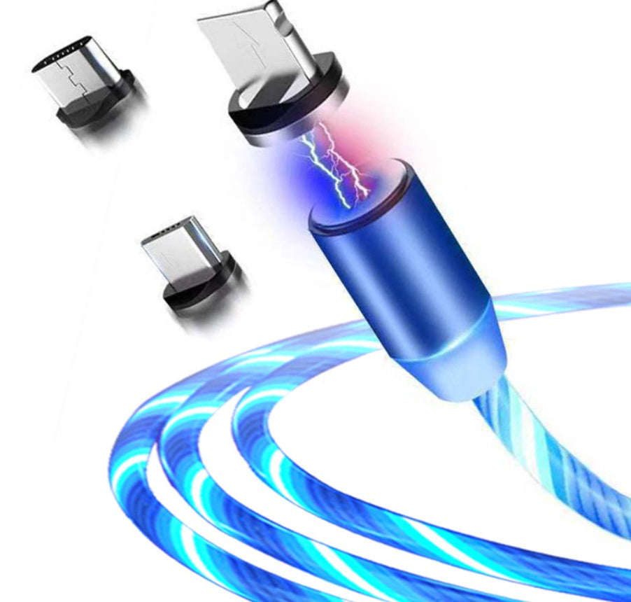 Magnetic Streamer Data Line Cable for iPhone and Android