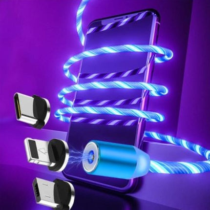 Magnetic Streamer Data Line Cable for iPhone and Android