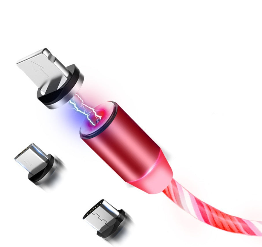 Magnetic Streamer Data Line Cable for iPhone and Android