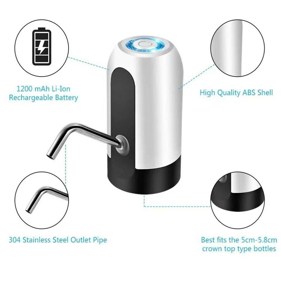 Water Bottle Automatic Universal Dispenser 5 Gallon USB