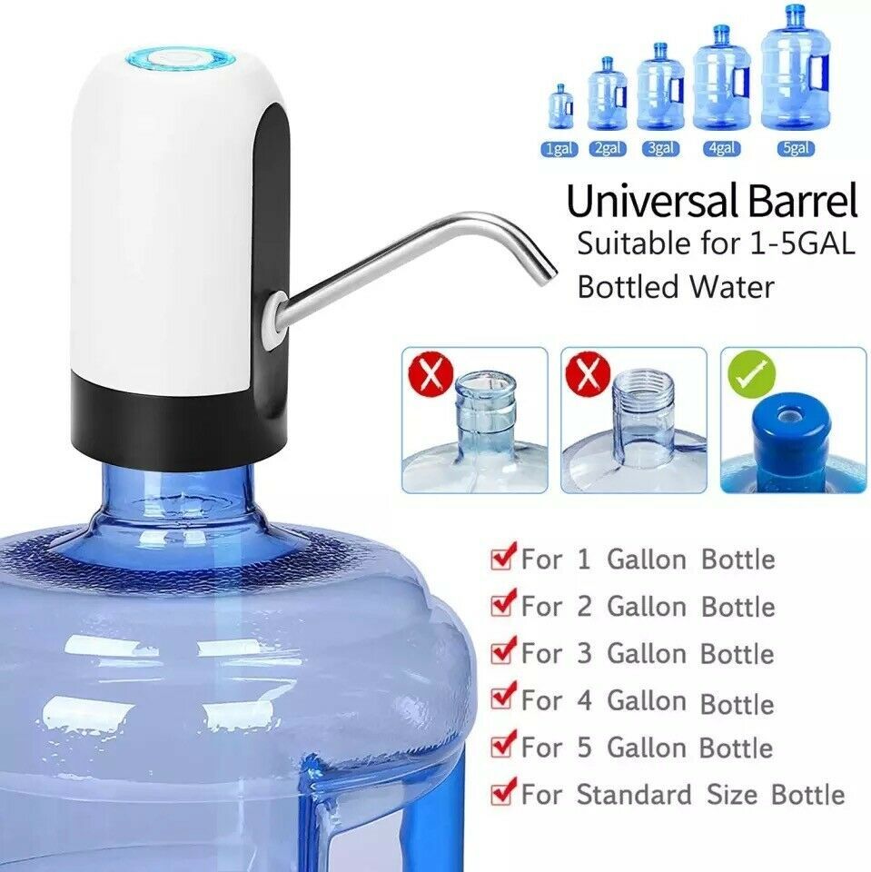 Water Bottle Automatic Universal Dispenser 5 Gallon USB