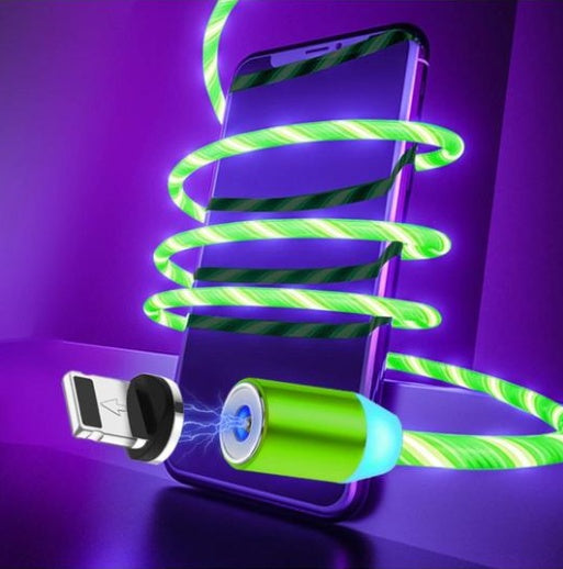 Magnetic Streamer Data Line Cable for iPhone and Android