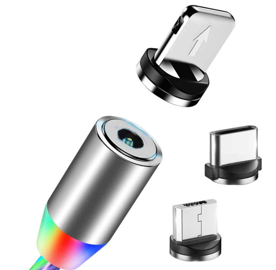 Magnetic Streamer Data Line Cable for iPhone and Android