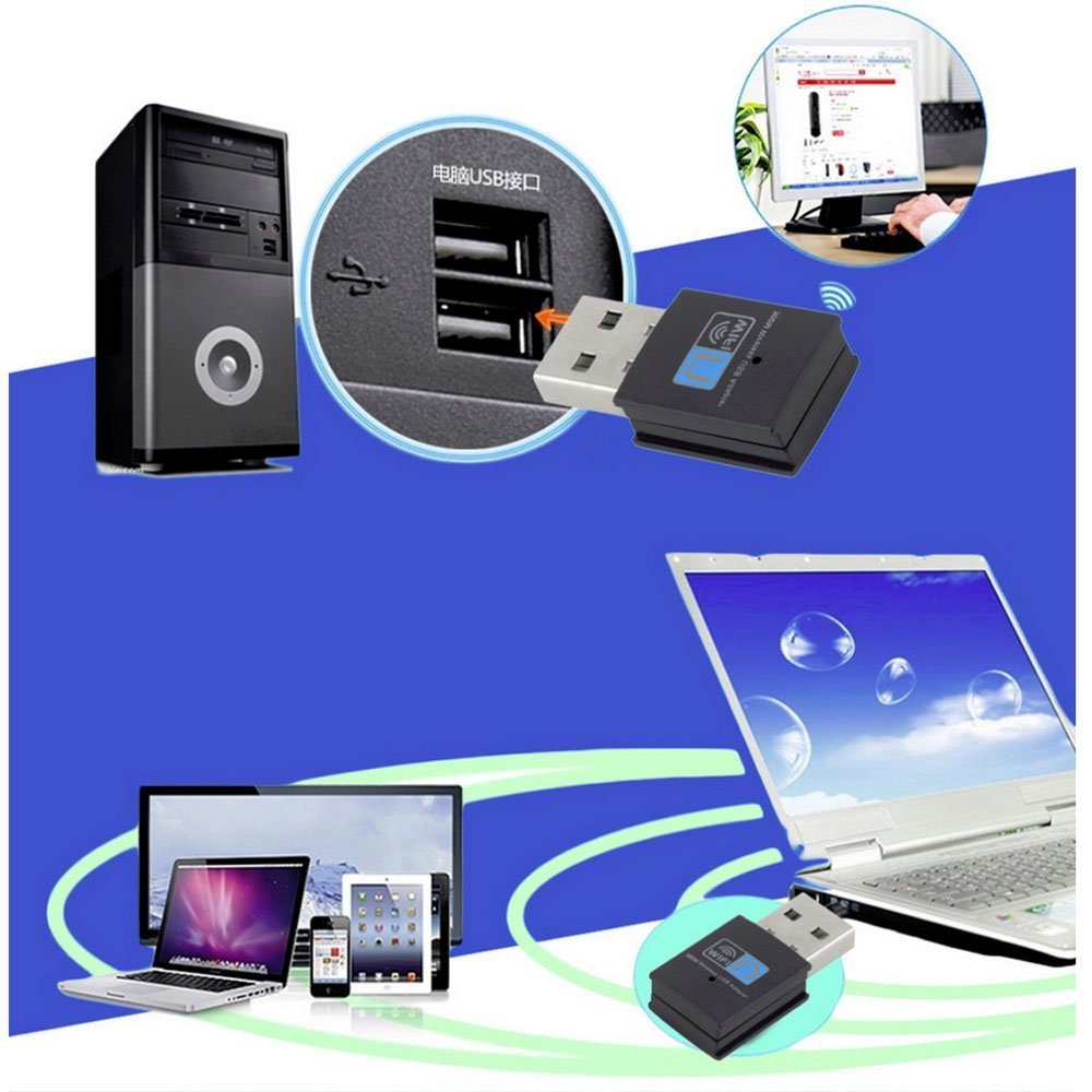 WIFI wireless receiver mini USB Adapter