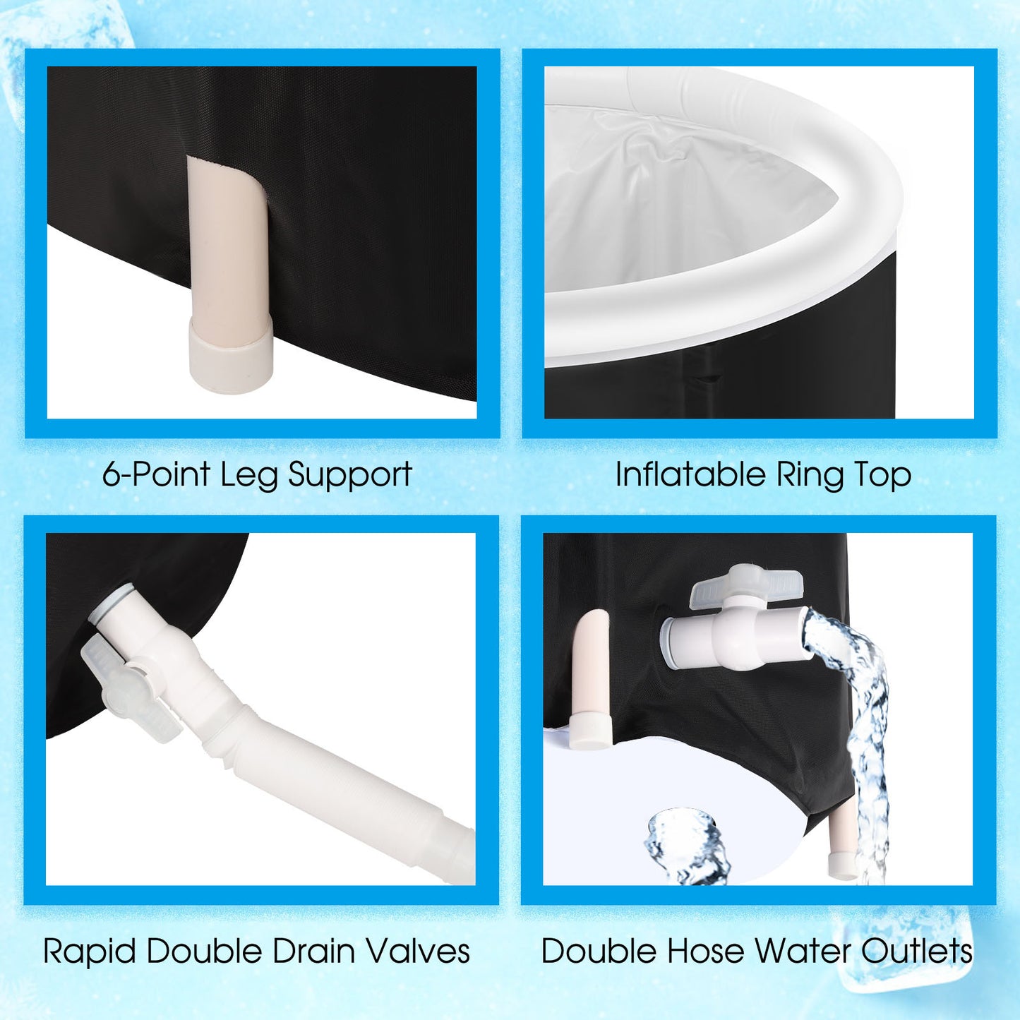 Foldable Recovery Tub